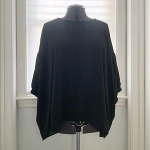 Spin Plus Size Black Short Sleeve Tunic Top NWT